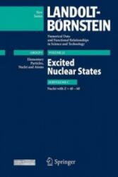 Excited Nuclear States - Nuclei with Z=48-60 - Sergey I. Sukhoruchkin (ISBN: 9783642306921)