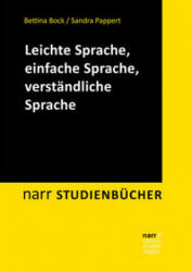 Leichte Sprache, Einfache Sprache, verständliche Sprache - Sandra Pappert (ISBN: 9783823381815)