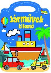 Járművek - kifestő (2021)