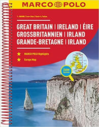 Nagy-Britannia atlasz Marco Polo Írország autós atlasz 1: 300 000 (2019)