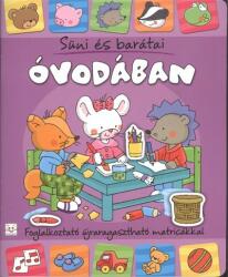 Süni és barátai: Óvodában - Foglalkoztató újraragasztható matricákkal (ISBN: 9786155176937)