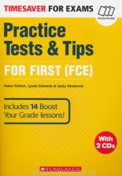 Timesaver for Exams: Practice Tests & Tips: First (FCE) 1 + 2 CDs (ISBN: 9781407169705)