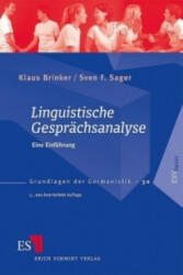 Linguistische Gesprächsanalyse - Klaus Brinker, Sven F. Sager (ISBN: 9783503122073)