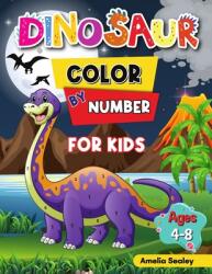 Dinosaur Color by Number for Kids: Dinosaur Activity Books for Kids Color by Number Book for Kids Ages 4-8 (ISBN: 9780720228137)