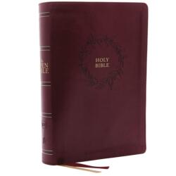 The KJV, Open Bible, Leathersoft, Burgundy, Red Letter Edition, Comfort Print (ISBN: 9780785222989)