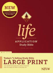 NIV Life Application Study Bible, Third Edition, Large Print (Red Letter, Hardcover) - Tyndale (ISBN: 9781496439499)