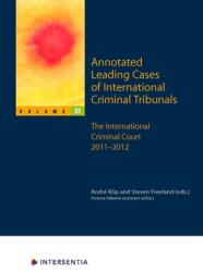 Annotated Leading Cases of International Criminal Tribunals - volume 57 (ISBN: 9781839700330)