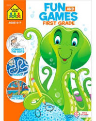 School Zone Fun and Games First Grade Activity Workbook - Zone Staff School (ISBN: 9781681473017)