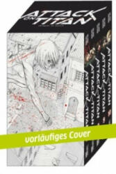 Attack on Titan, Bände 6-10 im Sammelschuber mit Extra. Bd. 6-10 - Hajime Isayama (ISBN: 9783551791658)