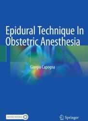 Epidural Technique in Obstetric Anesthesia (ISBN: 9783030453343)