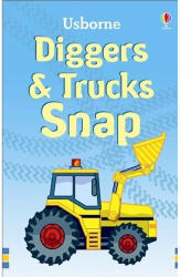 Carduri Diggers and trucks snap , 3 ani+, Usborne (ISBN: 9780746089200)