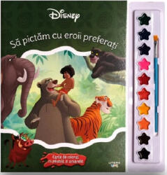 Disney. Sa pictam cu eroii preferati. Carte de colorat cu pensula si acuarele (ISBN: 9786060734208)