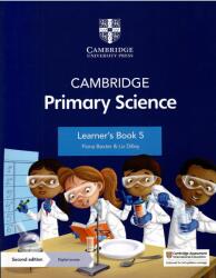 Cambridge Primary Science Learner's Book 5 with Digital Access (1 Year) - Fiona Baxter, Liz Dilley (ISBN: 9781108742955)