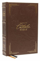 NRSVCE, Illustrated Catholic Bible, Genuine leather over board, Brown, Comfort Print (ISBN: 9780785239642)
