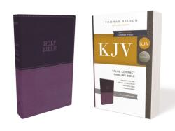 KJV, Value Thinline Bible, Compact, Leathersoft, Purple, Red Letter, Comfort Print - Thomas Nelson (ISBN: 9780785225850)