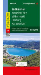 WK 0238 Südkärnten - Klopeiner See - Völkermarkt - Bleiburg - Karawanken túristatérkép (ISBN: 9783707919417)