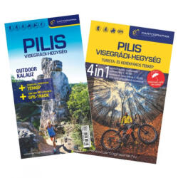Pilis és Visegrádi hegység 4in1 outdoor kalauz + vízálló térkép (ISBN: 9789633526620)