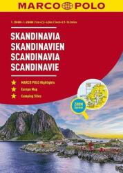 MARCO POLO Reiseatlas Skandinavien 1: 250.000 / 1: 650.000 (ISBN: 9783829737371)