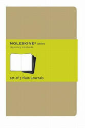 Moleskine Plain Cahier L - Kraft Cover (3 Set) - Moleskine (ISBN: 9788883705007)