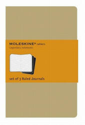 Moleskine Ruled Cahier L - Kraft Cover (3 Set) - Moleskine (ISBN: 9788883704987)