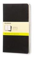 Moleskine Cahier A5, fără linii, negru, set de 3 (ISBN: 9788883704970)