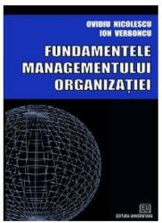 Fundamentele managementului organizaţiei (ISBN: 9789737494481)