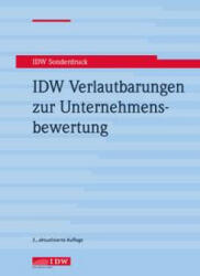 IDW Verlautbarungen zur Unternehmensbewertung (ISBN: 9783802127113)
