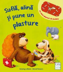Sufla, alina si pune un plasture - cu 5 plasturi de jucarie - Bernd Penners (ISBN: 9786067871425)