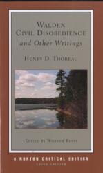 Walden, Civil Disobedience, and Other Writings (ISBN: 9780393930900)