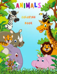 Animals Coloring Book: Activity Book for Kids (ISBN: 9789189478428)