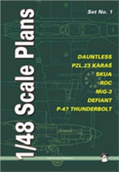 1/48 Scale Plans Set - Dariusz Karnas (ISBN: 9788389450791)