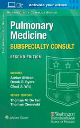 Washington Manual Pulmonary Medicine Subspecialty Consult - Adrian Shifren, Derek E. Byers, Chad A. Witt (ISBN: 9781451114171)