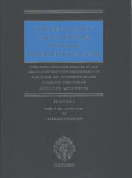 Max Planck Encyclopedia of Public International Law - Rudiger Wolfrum (ISBN: 9780199689651)