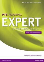 Expert Pearson Test of English Academic B1 Coursebook with MyEnglishLab (ISBN: 9781447962021)