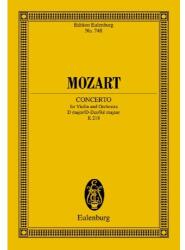 CONCERTO FOR VIOLIN AND ORCHESTRA D MAJOR KV 218, TASCHENPARTITUR (ISBN: 9786300156975)