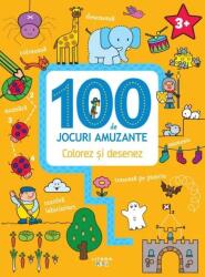 100 de jocuri amuzante. Colorez si desenez (ISBN: 9786060736974)