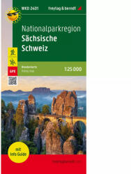 WK D2401 Szász Svájc Nemzeti Park Régió 1: 25 000 - Sächsische Schweiz túristatérkép (ISBN: 9783707918984)