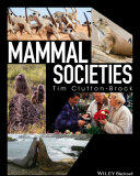 Mammal Societies (ISBN: 9781119095323)