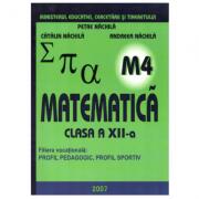 Manual. Matematica clasa 12 M4 - Petre Nachila (ISBN: 9789737680372)