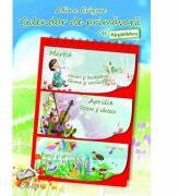 Calendar de primavara cu abtibilduri, auxiliar pentru clasa I - Adina Grigore (ISBN: 9786065743281)