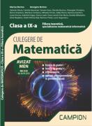 Culegere de matematica. Filiera teoretica, specializarea matematica-informatica. Clasa a 9-a. Semestrul 2 - Marius Burtea (ISBN: 9786068952208)
