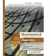Matematica. Probleme si exercitii. Teste. Clasa a 9-a. Semestrul 1. Servicii, resurse, tehnic - Marius Burtea (ISBN: 9786068952154)