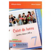 Caiet de lucru pentru clasa a 7-a. Limba si literatura romana - Mihaela Dobos (ISBN: 9786065144736)