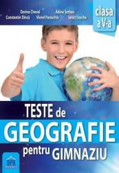 Teste de geografie pentru gimnaziu. Clasa a V-a (ISBN: 9786066832861)