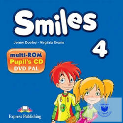 Curs Limba Engleza Smiles 4 Multi-ROM - Jenny Dooley, Virginia Evans (ISBN: 9781780987576)