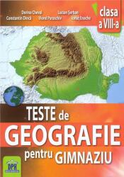 Teste de geografie pentru gimnaziu. Clasa a 8-a - Constantin Dinca (ISBN: 9786066832892)