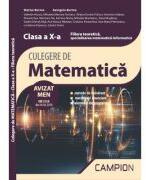 Culegere de matematica. Filiera teoretica, specializarea matematica-informatica. Clasa a 10-a, Semestrul 2 - Marius Burtea (ISBN: 9786068952222)
