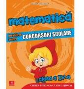 Matematica. Pregatirea pentru concursuri scolare. Clasa a 4-a. colectia olimpiade si concursuri scolare - Daniela Berechet (ISBN: 9786068982052)