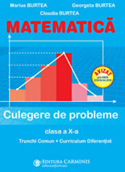 Matematica culegere de probleme Clasa 10 - Marius Burtea (ISBN: 9789737826367)