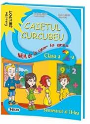 Caietul Curcubeu. MEM de la usor la greu. Clasa a 2-a, semestrul al 2-lea - Ana Maria Bratu (ISBN: 9786067273151)
